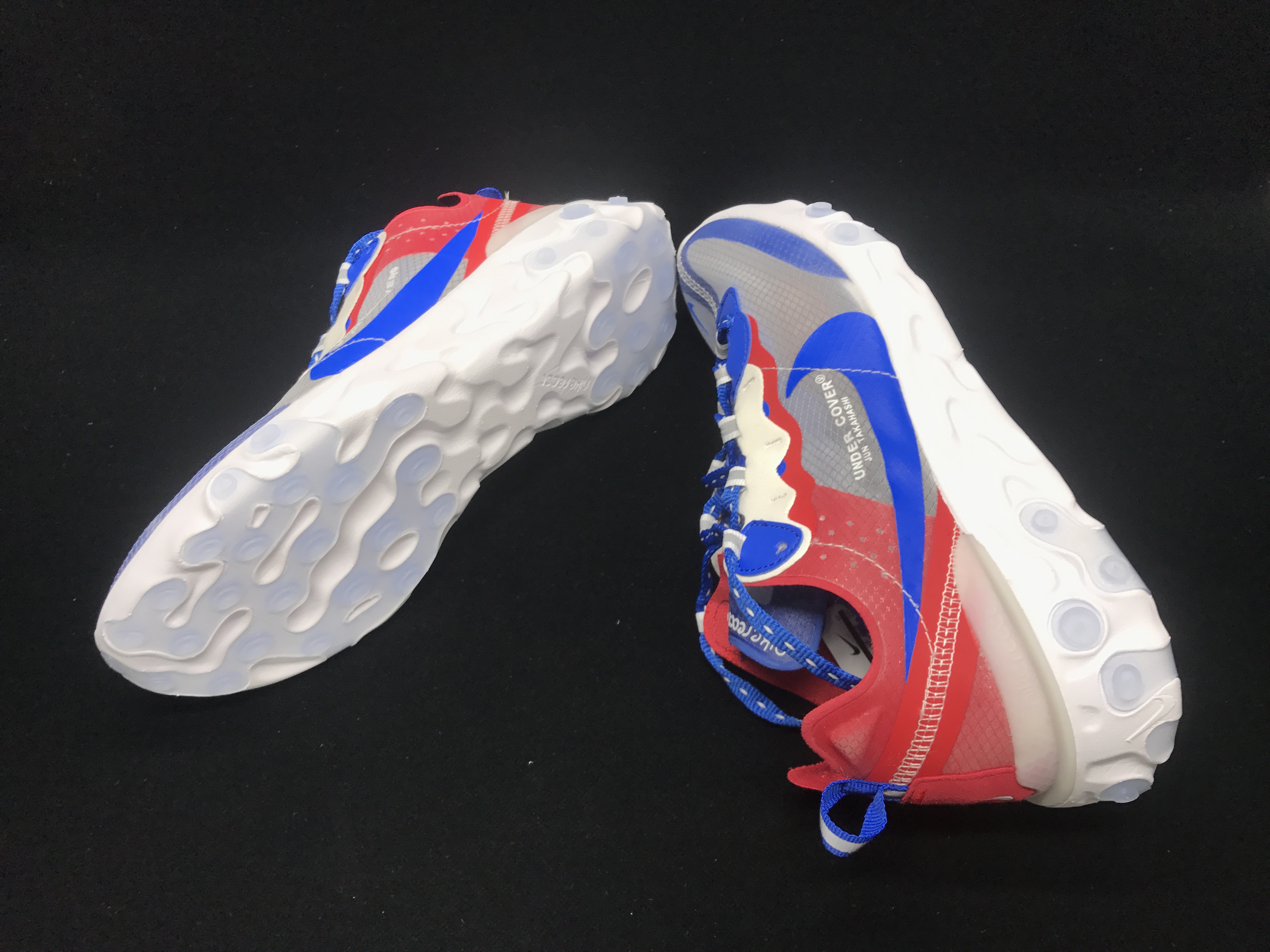 Nike Rest Under Cover Grey Blue Red Shoes - Click Image to Close